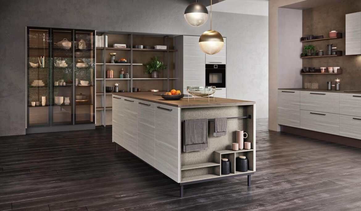 cuisine aux couleurs neutres